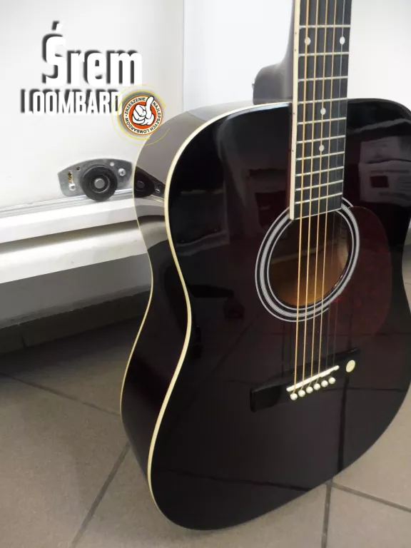 GITARA AKUSTYCZNA EVER PLAY AP-307, FUTERAŁ STAN DB!