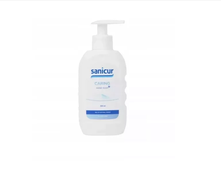 MYDŁO DO RĄK DOZOWNIK Z POMPKĄ SANICUR CARING NATURALNE SKŁADNIKI 300ML