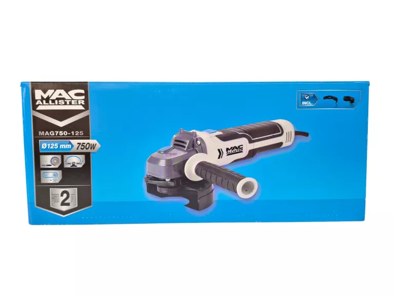 SZLIFIERKA KĄTOWA MACALLISTER 125 MM 750 W