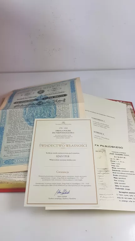 DROGA POLSKI DO NIEPODLEGŁOŚCI SKARBNICA NARODOWA ALBUM NUMIZMATYCZNY