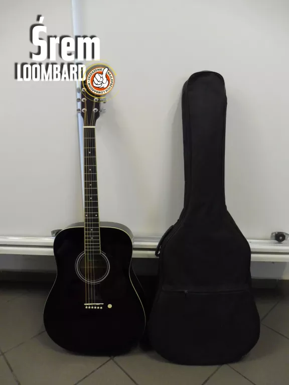 GITARA AKUSTYCZNA EVER PLAY AP-307, FUTERAŁ STAN DB!