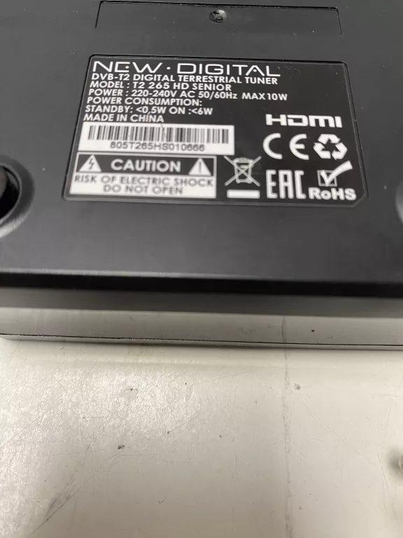 DEKODER DVBT2 NEW DIGITAL DVBT-2 HVEC H.264