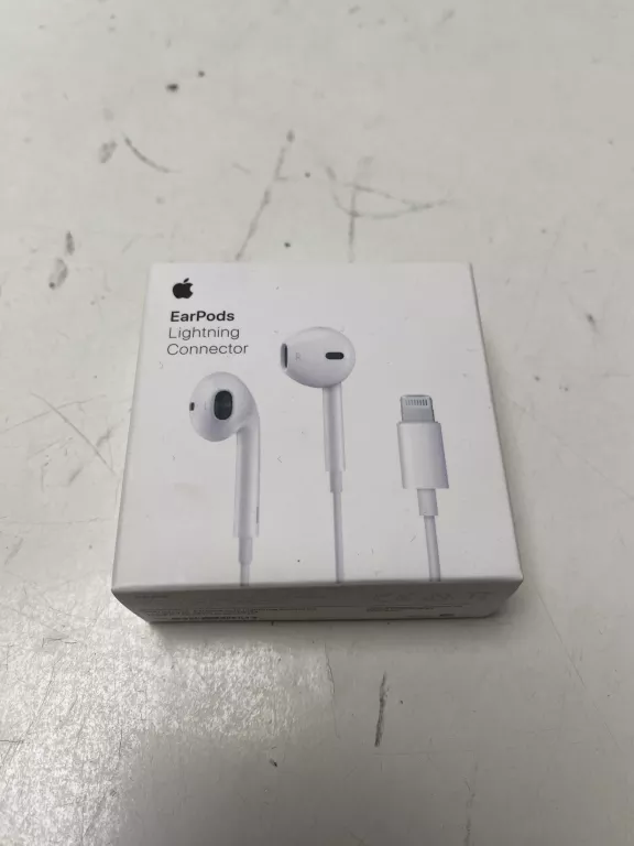 SŁUCHAWKI DOUSZNE PRZEWODOWE APPLE IPHONE EARPODS LIGTHNING