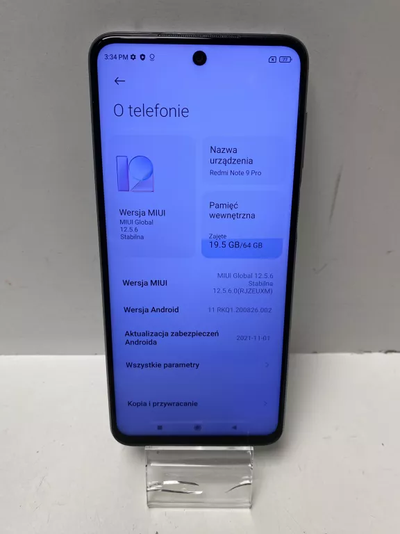 TELEFON XIAOMI REDMI NOTE 9 PRO 6/64GB