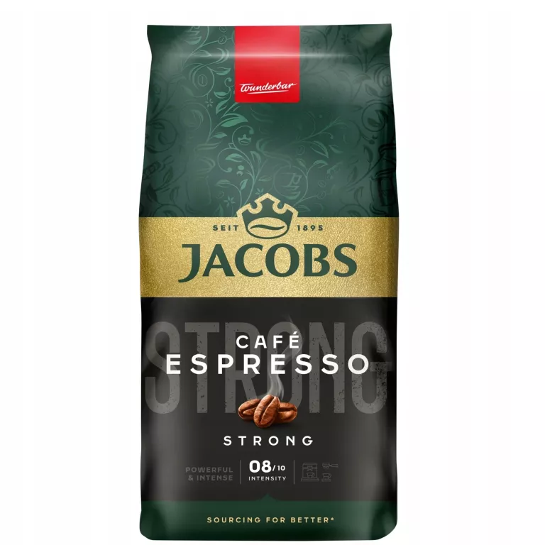 JACOBS CAFE ESPRESSO STRONG KAWA ZIARNISTA 1 KG 8711000539187