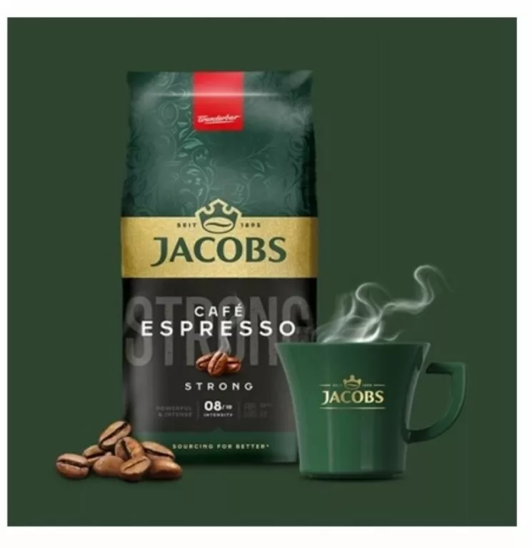 JACOBS CAFE ESPRESSO STRONG KAWA ZIARNISTA 1 KG 8711000539187