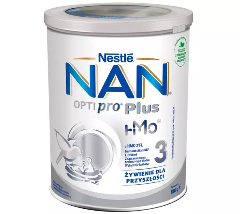 MLEKO NESTLE NAN OPTIPRO 3 PLUS NASTĘPNE 800G
