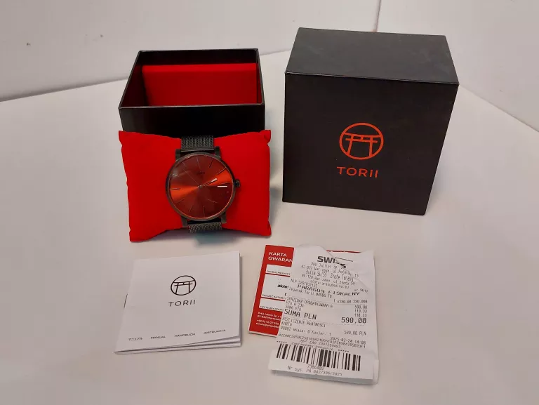 ZEGAREK MĘSKI TORII B45BG TB PUDEŁKO GWAR