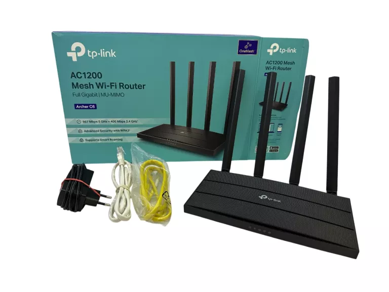 ROUTER TP-LINK ARCHER C6 KOMPLETJAK NOWY