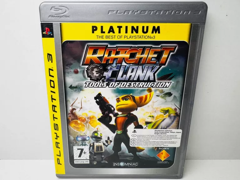 GRA PS3 RATCHET CLANK TOOLS OF DESTRUCTION