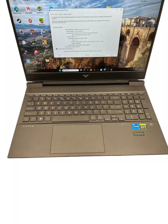 LAPTOP HP VICTUS 16-D0316NW I5-11400H/8GB/512GB+KARTON