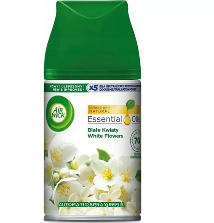 AIR WICK BIAŁE KWIATY WKŁAD/ZAPAS ODŚWIEŻACZ POWIETRZA 250 ML