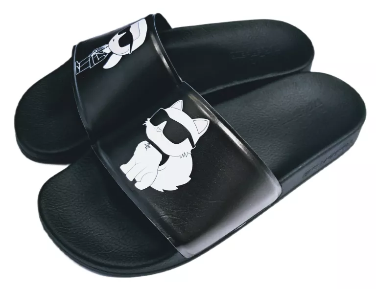 BUTY R.39 KARL LAGERFELD KLAPKI CZARNE