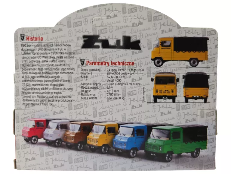SAMOCHÓD DOSTAWCZY DAFFI PRL ŻUK 1:43 KOLEKCJA PRL-U