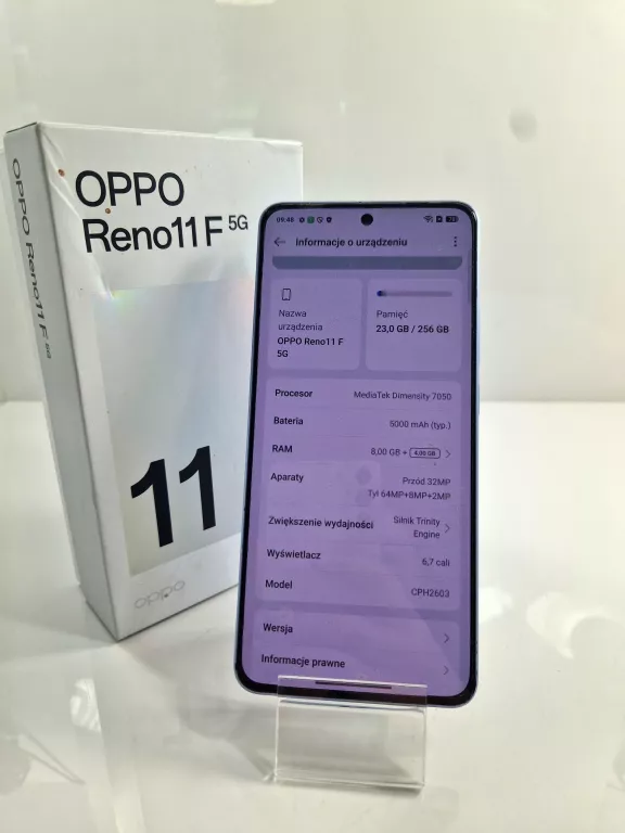 TELEFON OPPO RENO 11 F 5G 256 GB