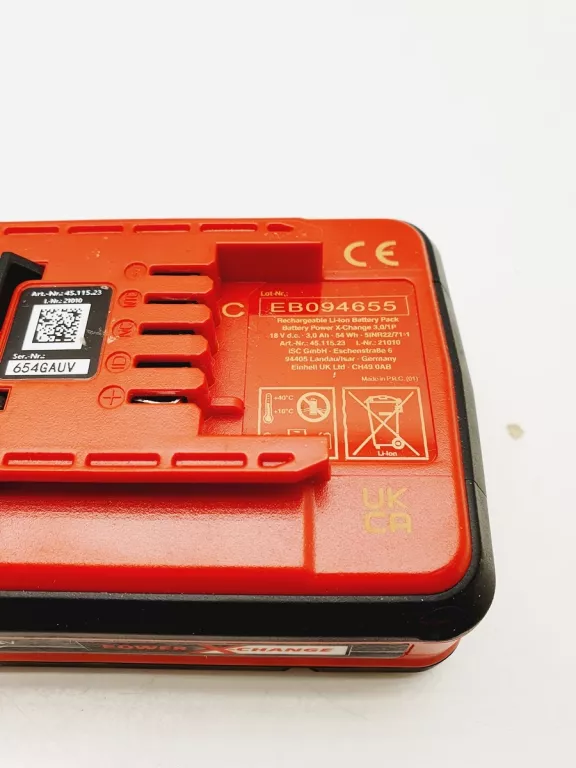 AKUMULATOR EINHELL POWER X-CHANGE PLUS 18V 3,0 AH