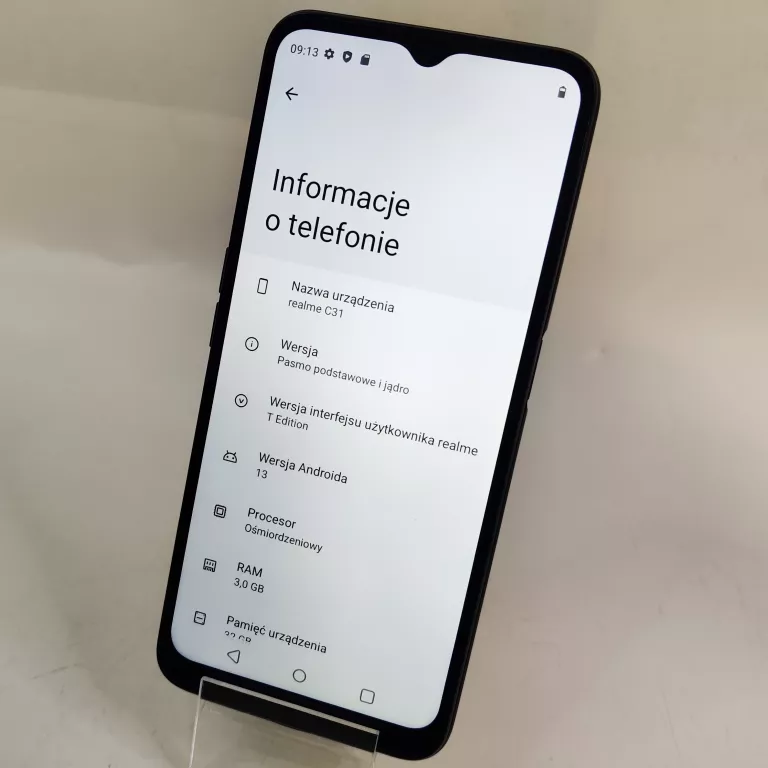 TELEFON SMARTFON REALME C31 3/32GB