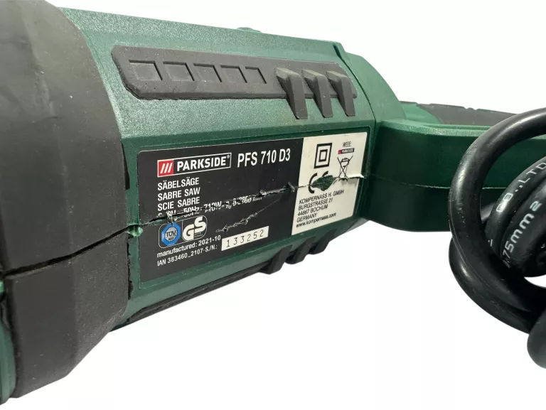 PIŁA SZABLASTA PARKSIDE PFS 710 D3