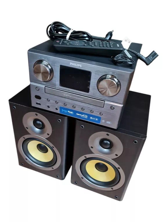 WIEŻA STEREO PHILIPS TAM8905 CD BLUETOOTH SPOTIFY WIFI FM DAB+
