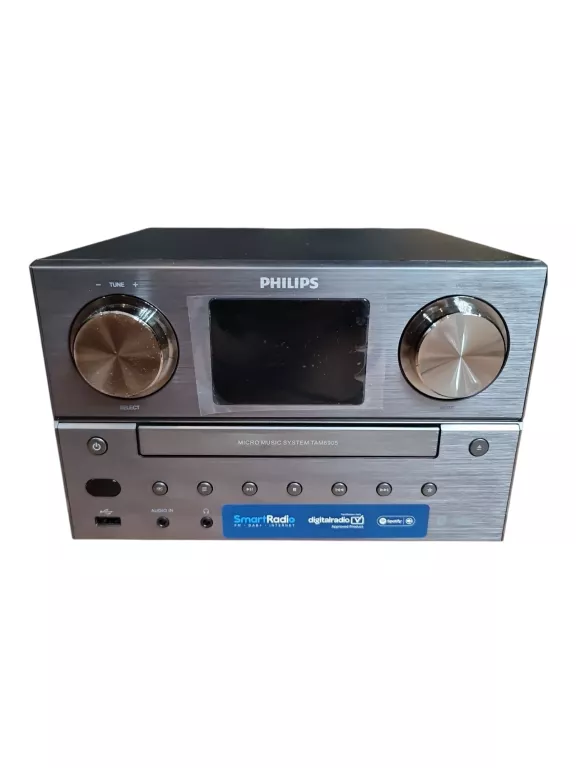 WIEŻA STEREO PHILIPS TAM8905 CD BLUETOOTH SPOTIFY WIFI FM DAB+
