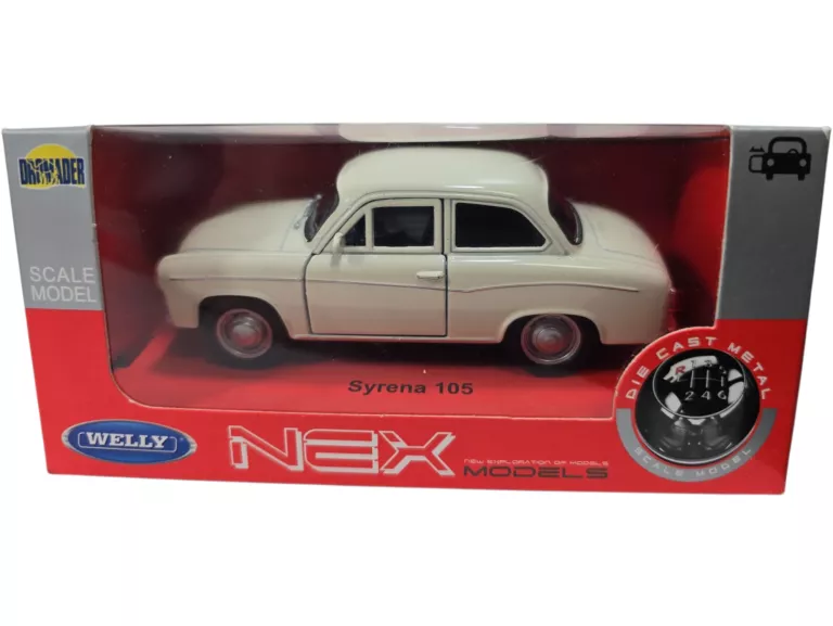 MODEL 1:34 PRL SYRENA 105 BIAŁY A884S105B