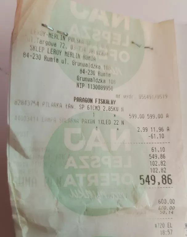 PILARKA SPALINOWA NAC CST61