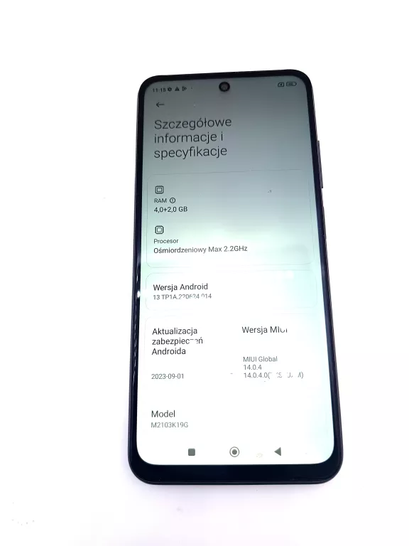 TELEFON XIAOMI REDMI NOTE 10 5G 4/128GB KOMPLET
