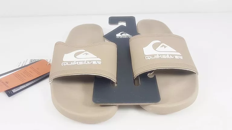 KLAPKI BASENOWE QUIKSILVER BEŻOWE ROZMIAR 46