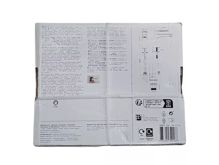 BATERIA UMYWALKOWA GOODHOME CAVALLY M CZARNA
