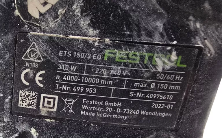SZLIFIERKA MIMOŚRODOWA FESTOOL ETS 150/3!