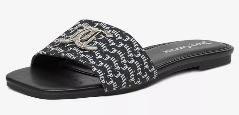 BUTY R.41 JUICY COUTURE KLAPKI CZARNE