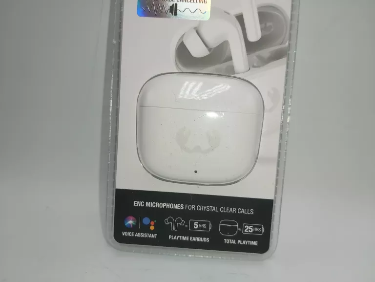 SŁUCHAWKI BLUETOOTH FRESH 'N REBEL BIAŁE GUMKI KOMPLET