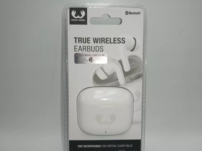 SŁUCHAWKI BLUETOOTH FRESH 'N REBEL BIAŁE GUMKI KOMPLET