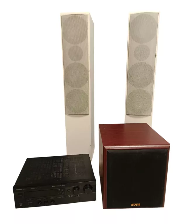 MAGNAT VECTOR 207+SUBWOOFER KODA SW-1000+ YAMAHA RX-396R