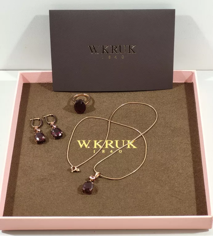 srebro-wyrob-jubilerski-uzywany-komplet-bizutri-srebro-925-zlocone-ean-gtin-5905868201918