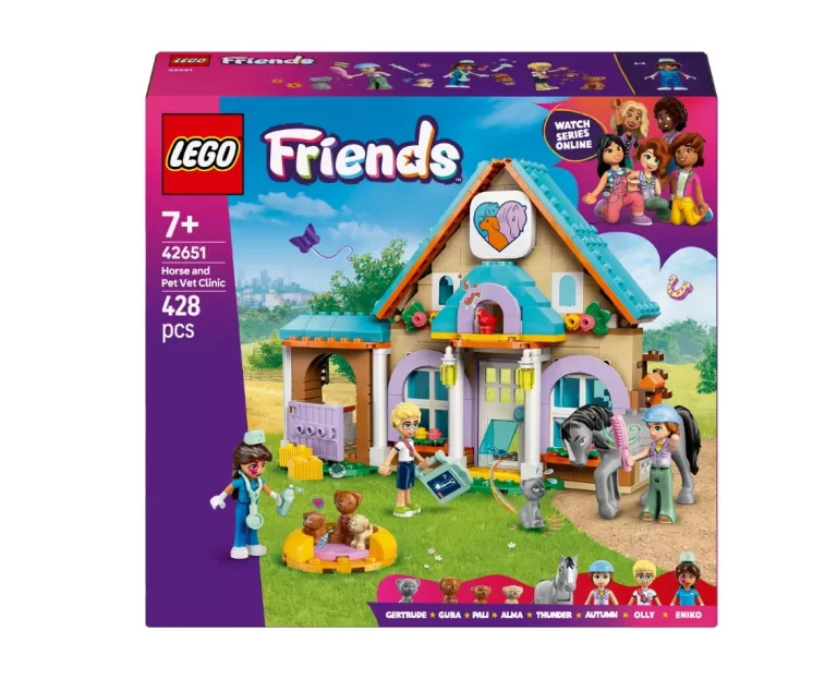 LEGO FRIENDS 42651 KOŃ I LECZNICA DLA ZWIERZĄT 7+ OUTLET