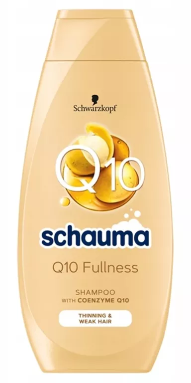 SCHAUMA SZAMPON DO WŁOSÓW CIENKICH Q10 VEGAN 400ML