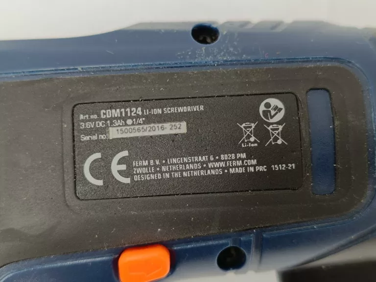 WKRĘTAK FERM 3,6V WALIZKA