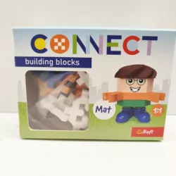 TREFL KLOCKI KONSTRUKCYJNE CONNECT BASIC FIGURKA BOY MAT 35 EL. 62005