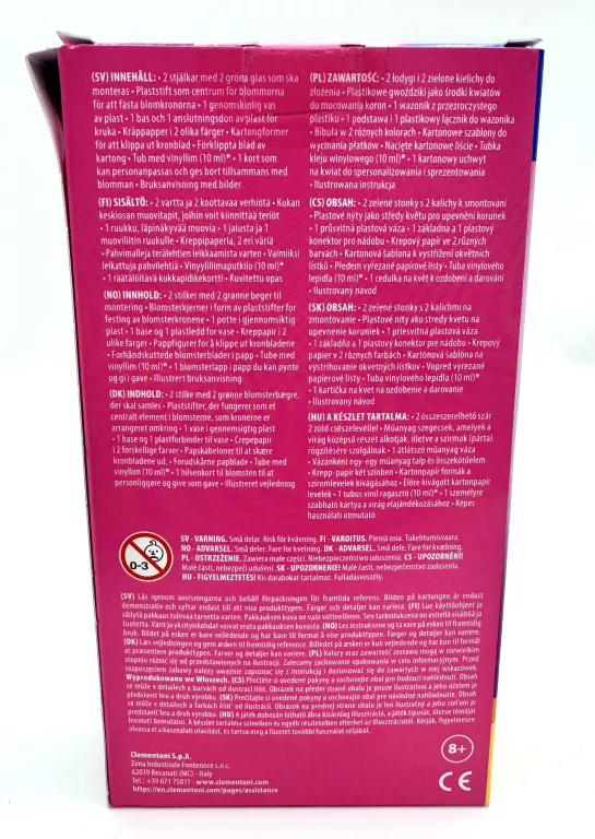 MINI FABRYKA KWIATÓW CLEMENTONI 18168 RÓŻA