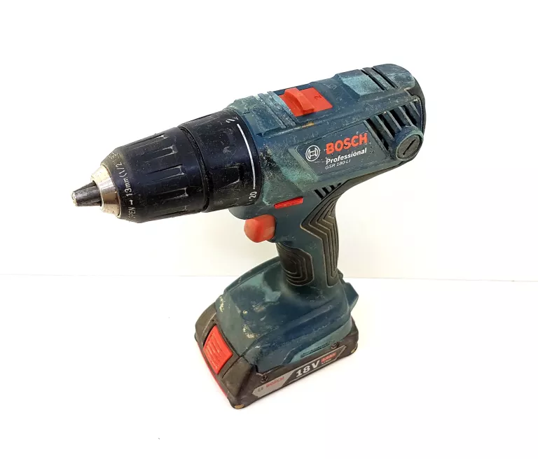 WKRĘTARKA BOSCH GSR 180-LI 18V 2X AKU-ŁADOWARKA WALIZKA