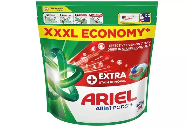 ARIEL EXTRA CLEAN ALLIN1 +, KAPSUŁKI DO PRANIA, 44 PRANIA