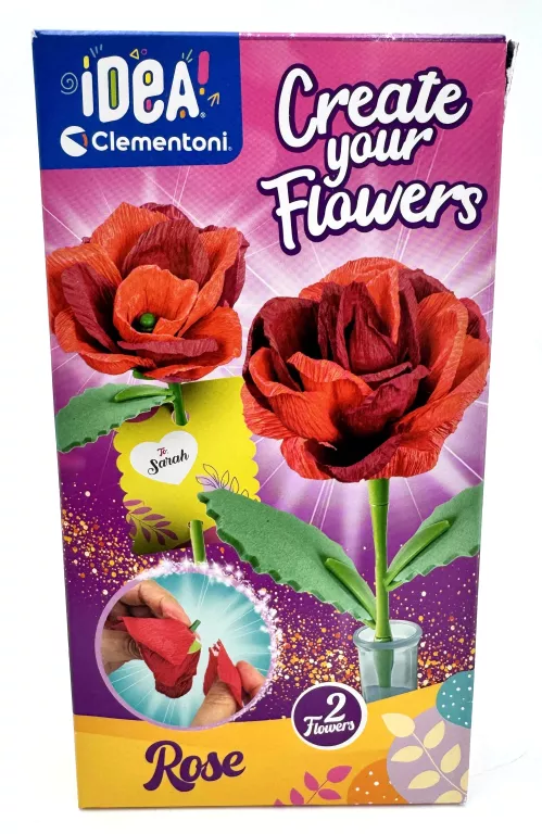 MINI FABRYKA KWIATÓW CLEMENTONI 18168 RÓŻA