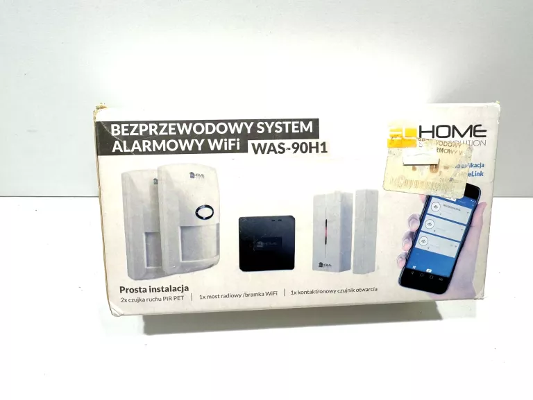 BEZPRZEWODOWY SYSTEM ALARMOWY WIFI WAS-90H1
