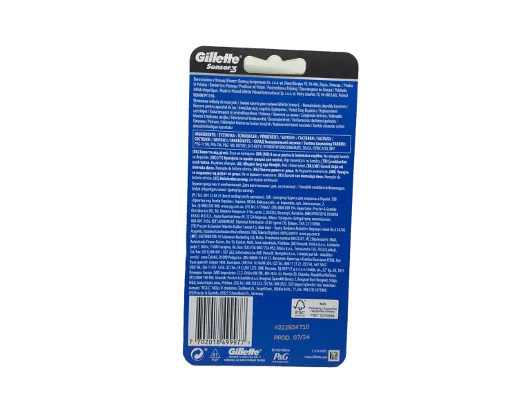 wklady-gillette-sensor-3-8sztuk-ean-gtin-7702018499977