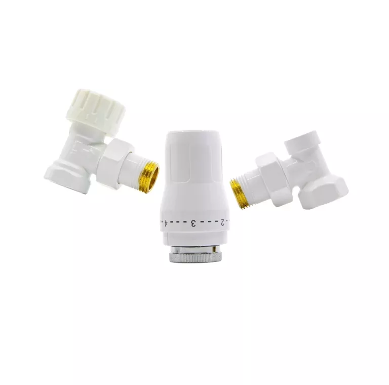 SCHLÖSSER ZESTAW TERMOSTATYCZNY KĄTOWY BIAŁY 1/2GZ X 1/2GW