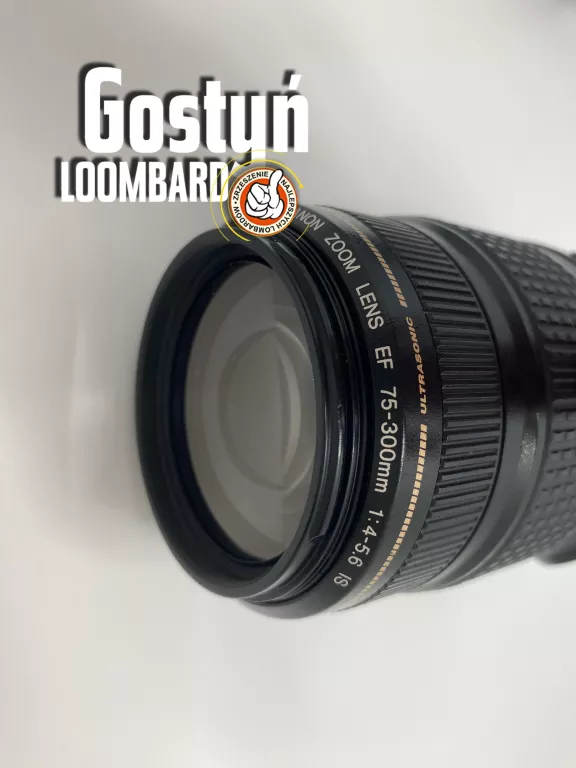 OBIEKTYW CANON EF 75-300 F4-5.6 USM ULTRASONIC IS