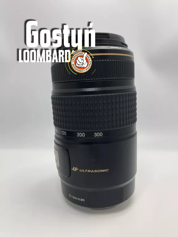 OBIEKTYW CANON EF 75-300 F4-5.6 USM ULTRASONIC IS