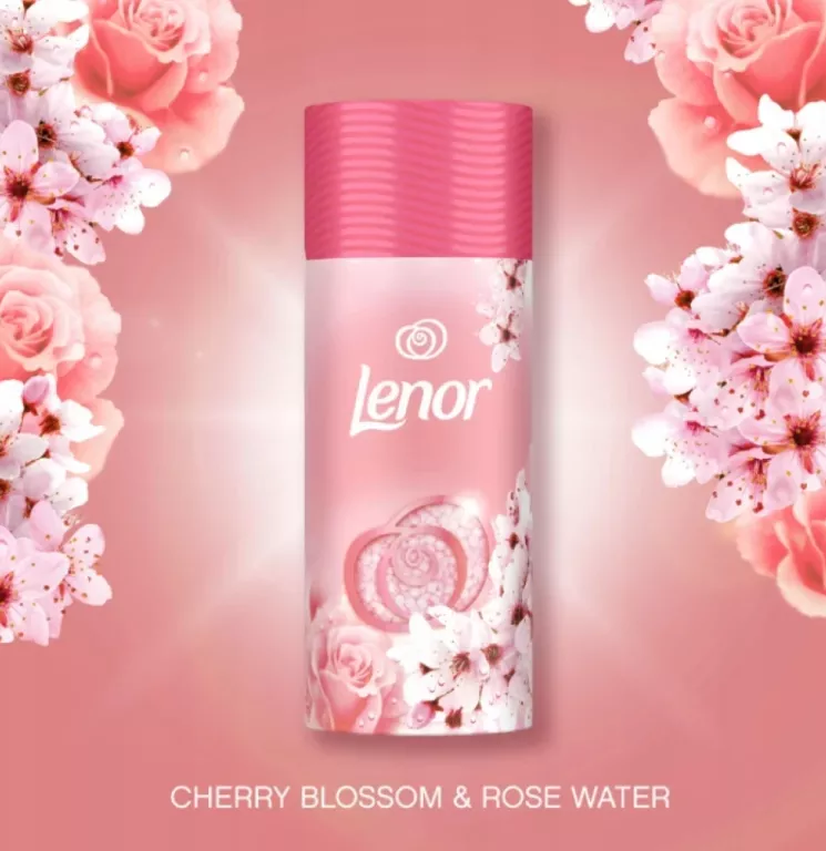 LENOR GRANULKI PEREŁKI ZAPACHOWE CHERRY BLOSSOM & ROSE WATER 176G