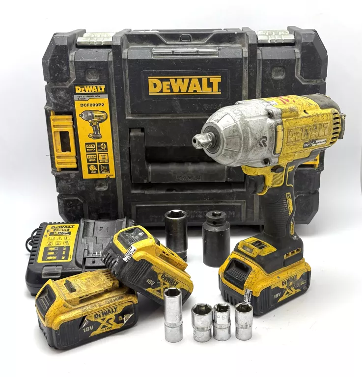 KLUCZ UDAROWY DEWALT DCF899P2 (3XAKU, ŁAD, WAL)